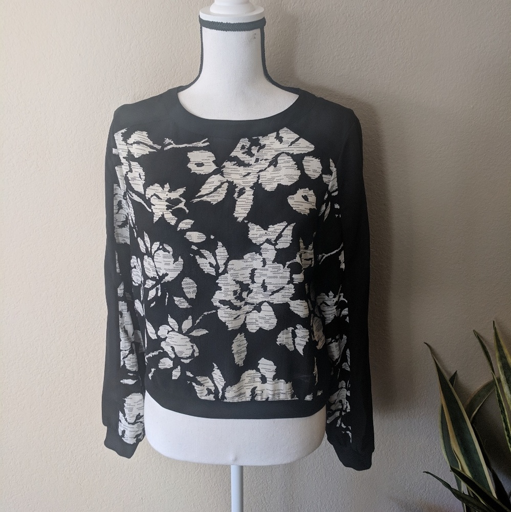 Lucy Paris Blose Black and White Size M